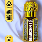 YUGOSMILE Bombshell Essence Attar | 6ml Roll-On Perfume Oil | 100% Pure & Original Attar | Long-Lasting Luxury Fragrance for Men & Women | Alcohol-Free | Premium Scent