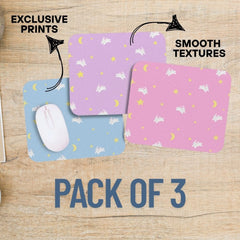 WorkEase Trio Pads – Comfortable Mousepad Set for Long Hours & Everyday Use