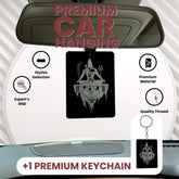 Har Har Mahadev Car Hanging (Keychain Free)