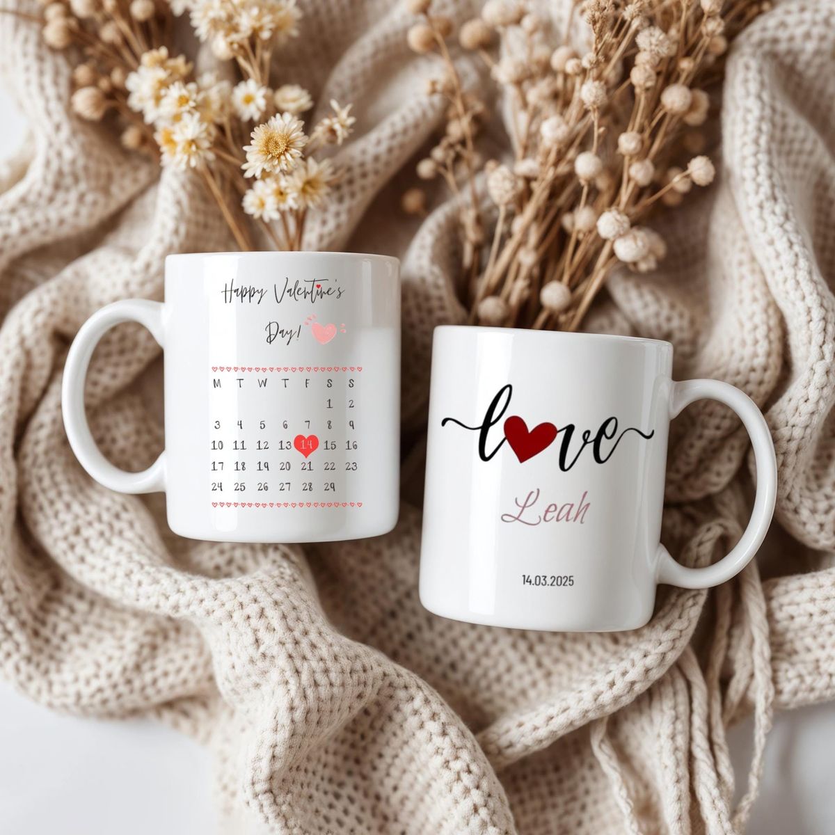 Happy Anniversary Mug Set of 2 – Love in Every Sip