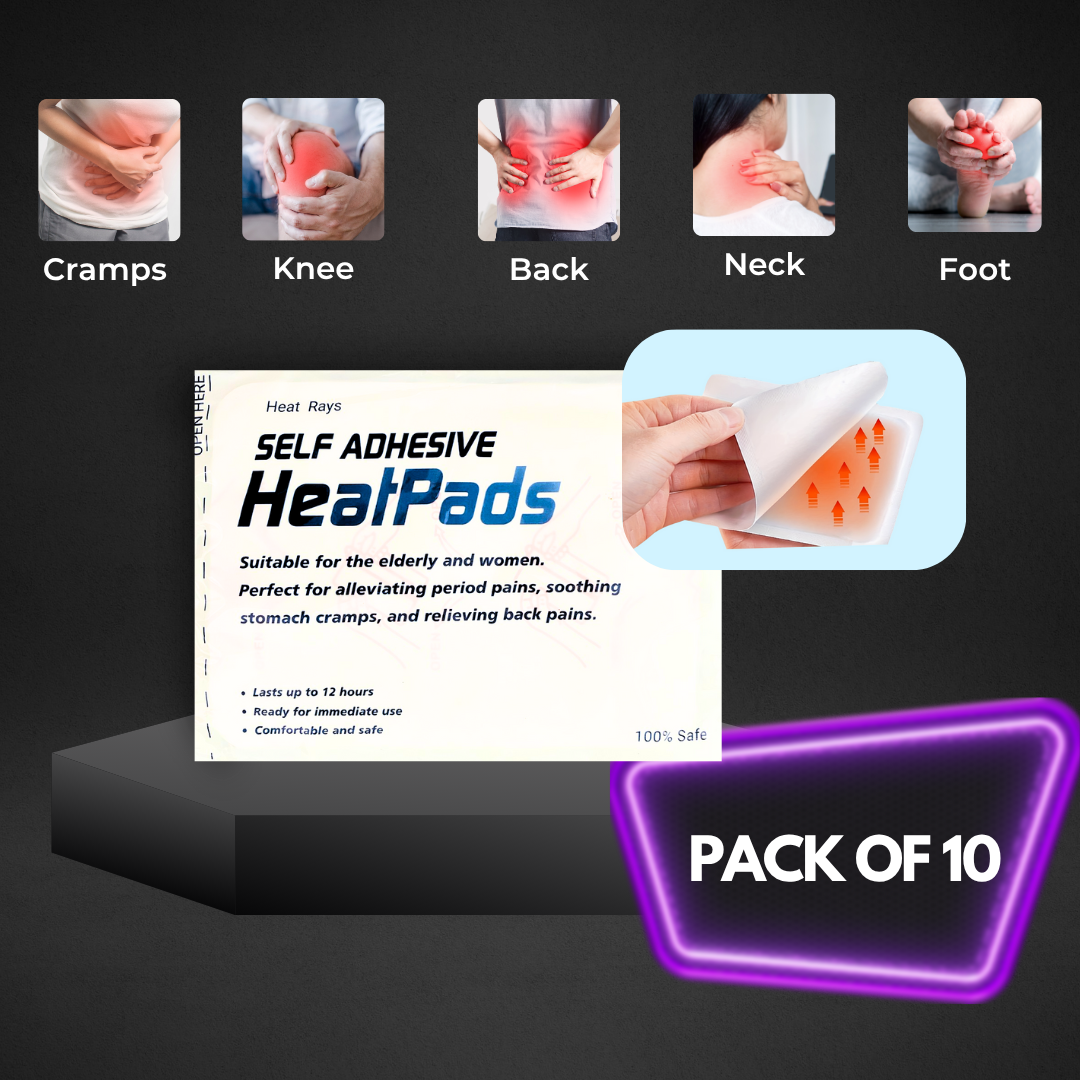 Pain Relief Heating Patches Pack of 10