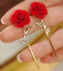 Rose Pearl Fancy Earrings