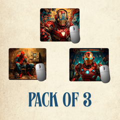 DeskMate 3-in-1 Combo – Professional Mouse Pad Set for Office & Home Use