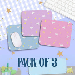 WorkEase Trio Pads – Comfortable Mousepad Set for Long Hours & Everyday Use