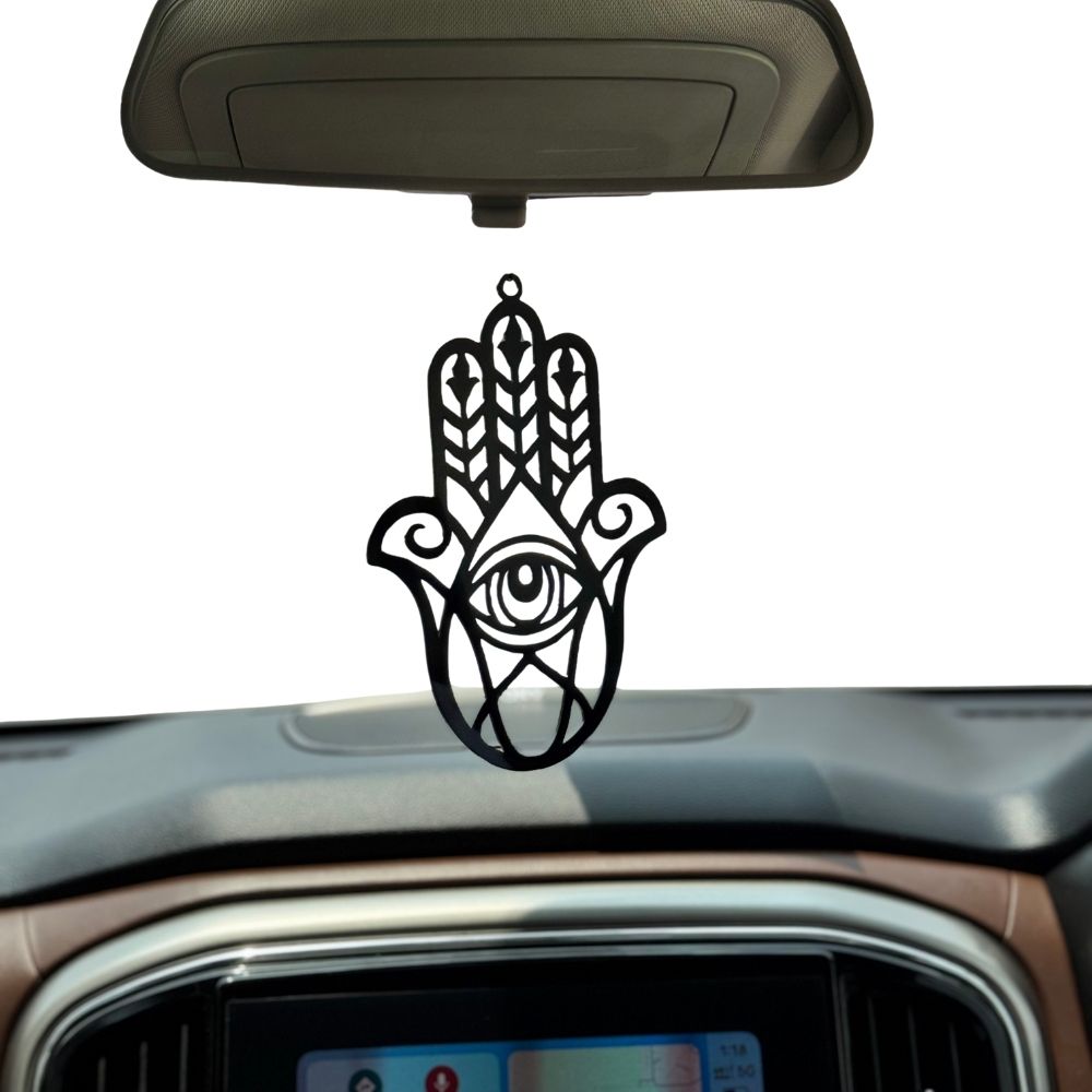 Hamsa Hand Car Hanging (Keychain Free)