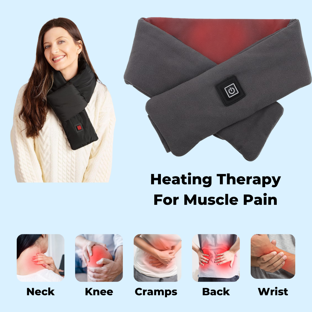 Multipurpose heating scarf